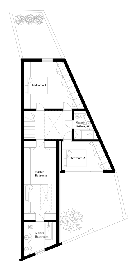 Herringbone House by Atelier ChanChan