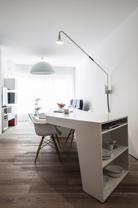 Loft MM by C.T. Architects designed as an accessible home for a wheelchair user