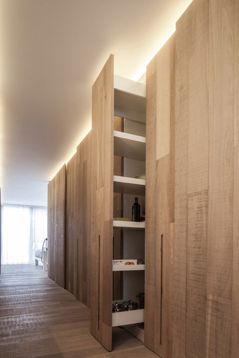 Loft MM by C.T. Architects designed as an accessible home for a wheelchair user