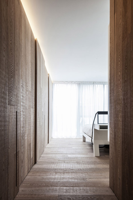 Loft MM by C.T. Architects designed as an accessible home for a wheelchair user