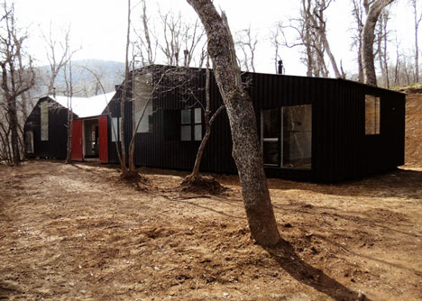 MAPA architects create sheds within sheds for Chilean mountain hideaway