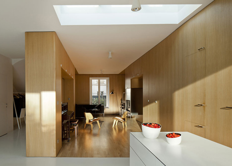 Maison a Vincennes by Atelier Zundel Cristea features glass-walled extension