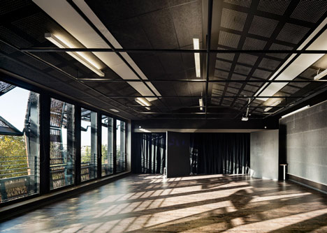 Music conservatory in Paris with cantilevered studios by Basalt Architecture