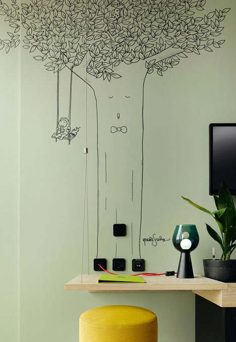 Plants create urban jungle at Berlin hotel by Studio Aisslinger
