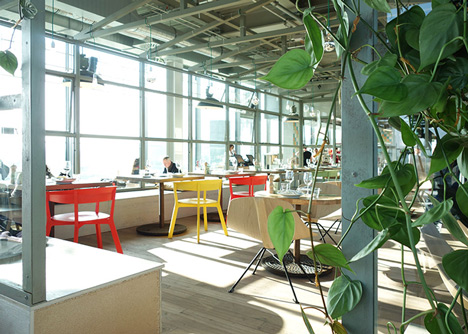 Plants create urban jungle at Berlin hotel by Studio Aisslinger