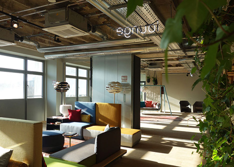 Plants create urban jungle at Berlin hotel by Studio Aisslinger