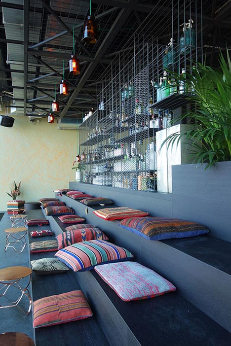 Plants create urban jungle at Berlin hotel by Studio Aisslinger