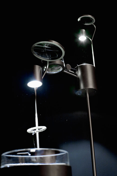 RCA graduate Dagny Rewera uses soap and light to visualise sound