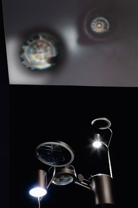 RCA graduate Dagny Rewera uses soap and light to visualise sound