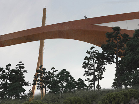 Ribbon-like design wins competition for a broadcast tower and visitor centre in Turkey
