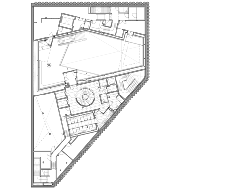 Lower basement floor of Saw Swee Hock Student Centre at London School of Economics