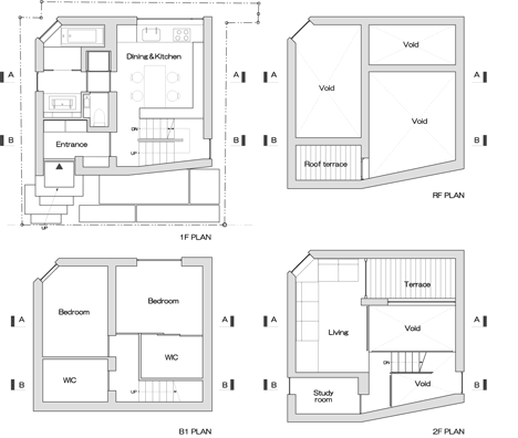 Shirokane House by MDS