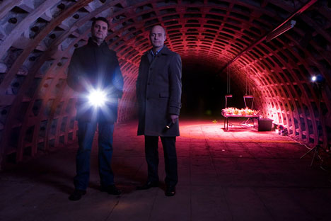 Underground farm built in tunnels 12 storeys beneath London
