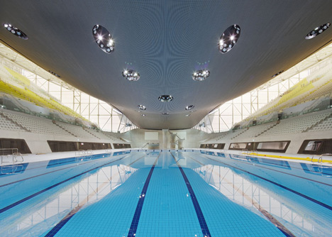 Zaha Hadid's Olympic aquatics centre due to open in its completed form