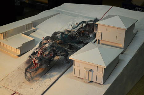 Futuristic family home featuring skeletal staircase by Gonzalo Vaíllo Martínez