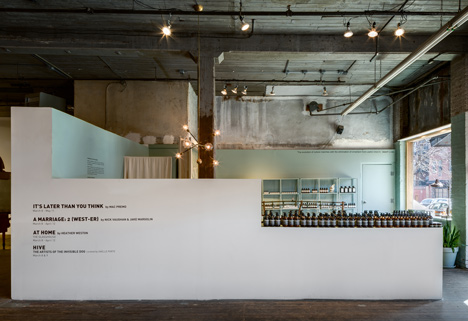 Aesop New York pop up shop installation by Frida Escobedo