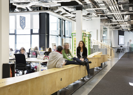 Airbnb office in Dublin resembles an Irish pub