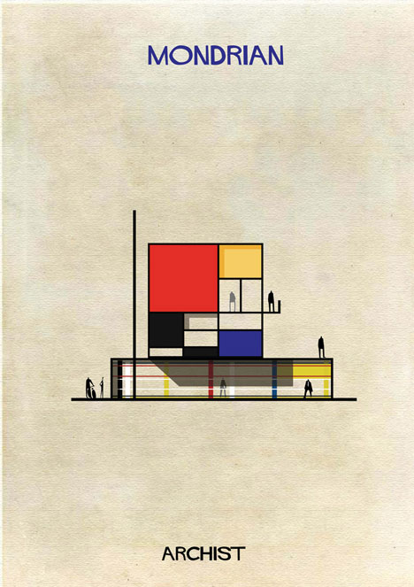Art meets architecture in Federico Babinas Archist Series