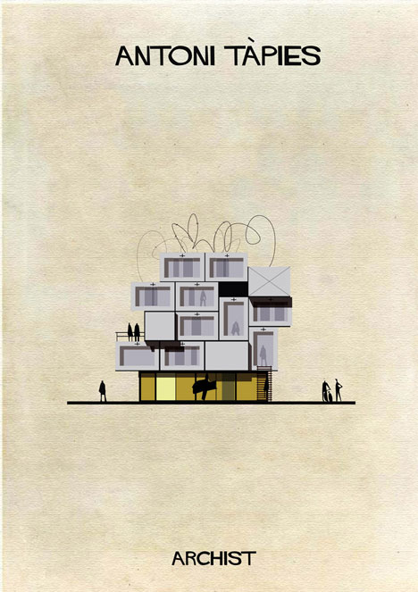 Art meets architecture in Federico Babinas Archist Series