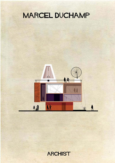 Art meets architecture in Federico Babinas Archist Series