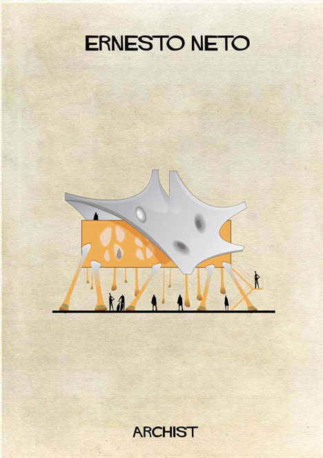 Art meets architecture in Federico Babinas Archist Series