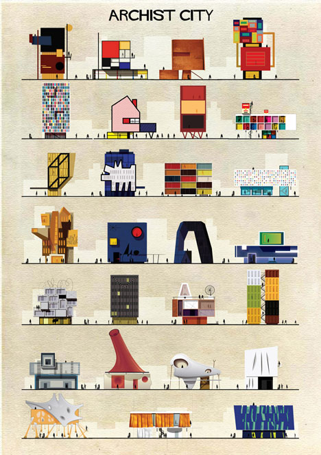 Art meets architecture in Federico Babinas Archist Series