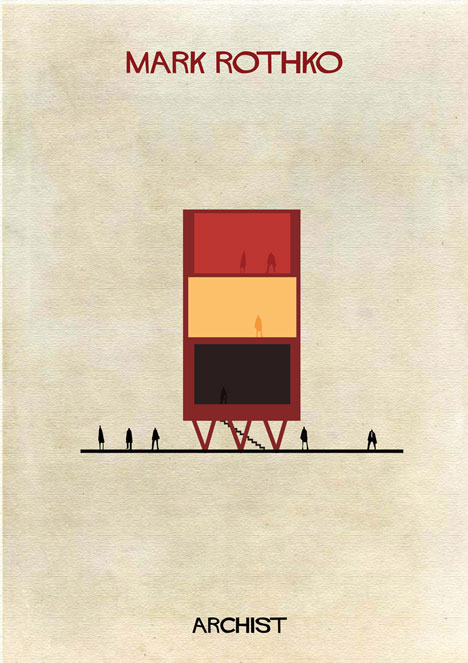Art meets architecture in Federico Babinas Archist Series