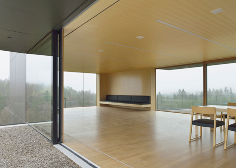 Black Barn by Arhitektura d.o.o. provides panoramic views of the Slovenian countryside