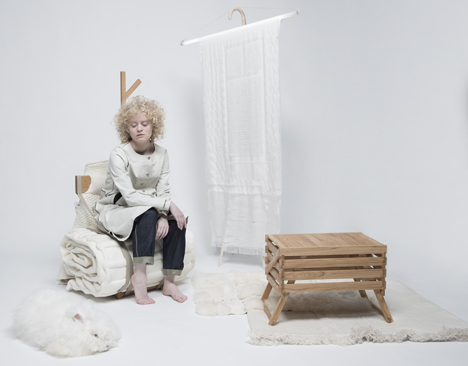 Studio Makkink & Bey create furniture for a nomadic living room