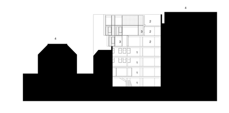 Section of Curtain Road extension by Duggan Morris Architects