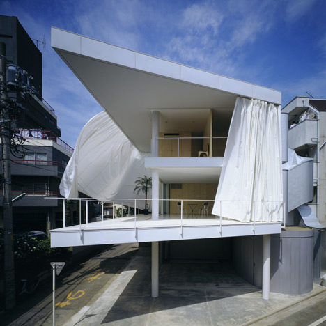 Curtain Wall House by Shigeru Ban