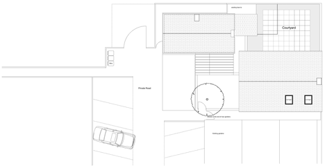 Roof plan of From Bake-House to Our House by NRAP Architects