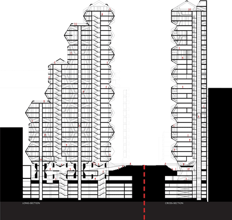 Tammo Prinz's modular skyscraper concept celebrates five-sided surfaces