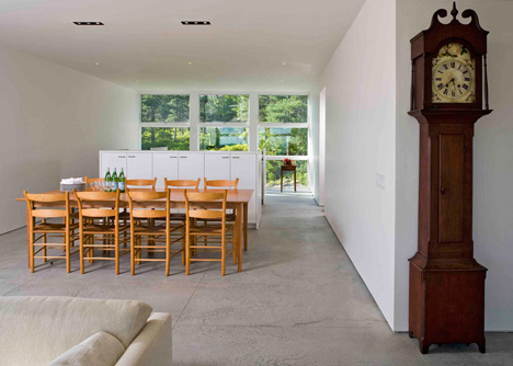 Maine residence by Bruce Norelius Studio reveals ageing with a fading cedar facade