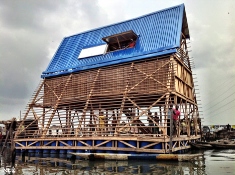 NLE's floating school casts anchor in Lagos Lagoon