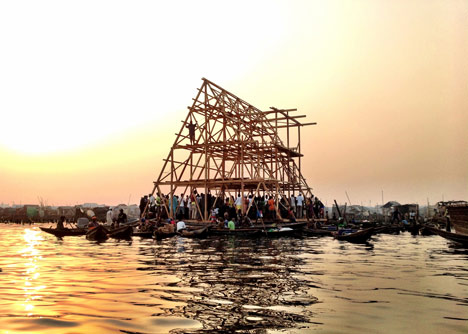 NLE's floating school casts anchor in Lagos Lagoon