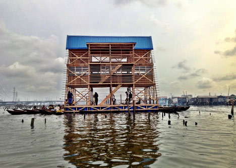 NLE's floating school casts anchor in Lagos Lagoon