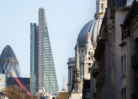 New photographs show Rogers Leadenhall Building nearing completion