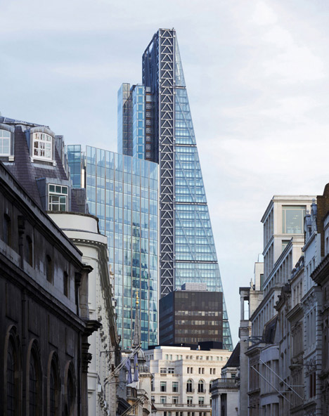New photographs show Rogers Leadenhall Building nearing completion