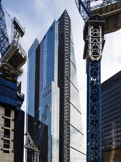 New photographs show Rogers Leadenhall Building nearing completion