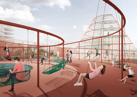 Park n Play car park by JAJA Architects