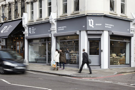 Quality Chop Shop butcher by Fraher Architects references food crates and packaging
