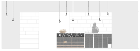 Quality Chop Shop butcher by Fraher Architects references food crates and packaging