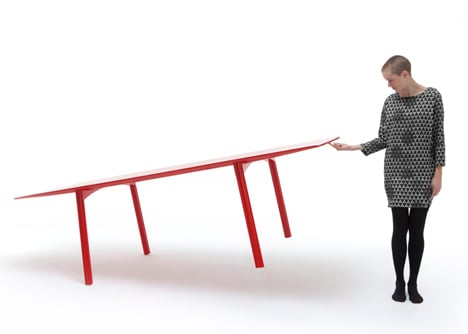 Ripple Table 2.0 by Benjamin Hubert
