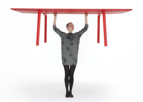 Ripple Table 2.0 by Benjamin Hubert