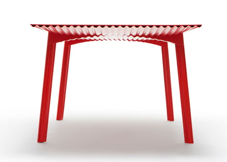 Ripple Table 2.0 by Benjamin Hubert