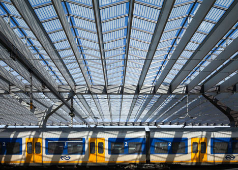 Rotterdam Centraal station redevelopment by Benthem Crouwel Architects, MVSA Architects and West 8