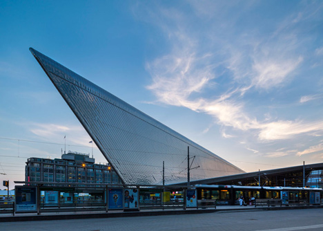 Rotterdam Centraal station redevelopment by Benthem Crouwel Architects, MVSA Architects and West 8
