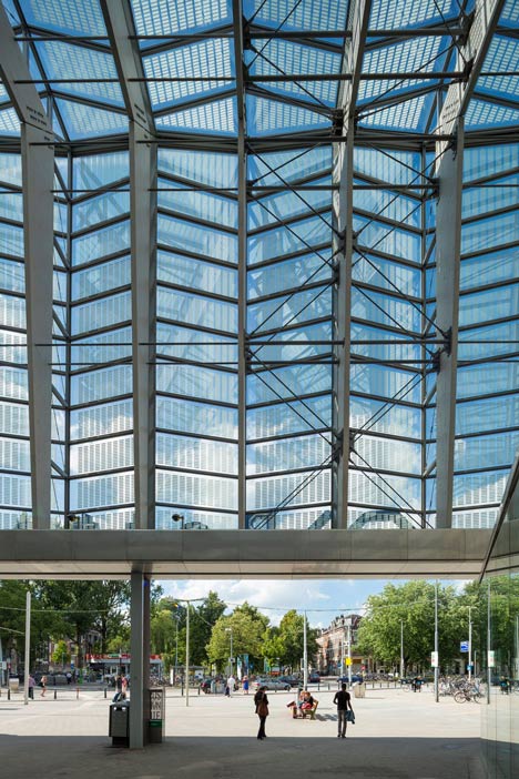 Rotterdam Centraal station redevelopment by Benthem Crouwel Architects, MVSA Architects and West 8