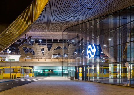 Rotterdam Centraal station redevelopment by Benthem Crouwel Architects, MVSA Architects and West 8